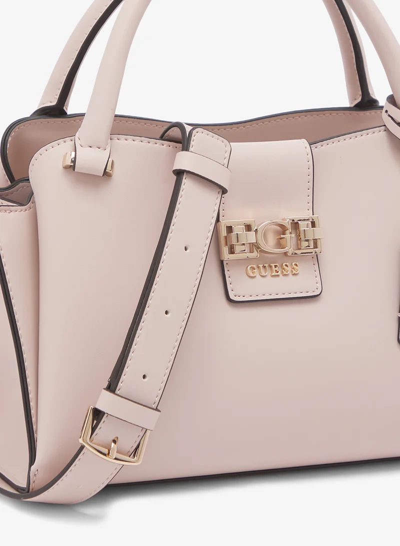 Guess Lotus Jane Small Satchel Bag for Women | Best Price UAE